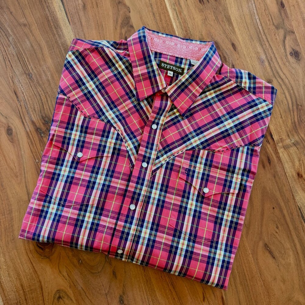 Stetson Western Shirt New with Tags 3XL